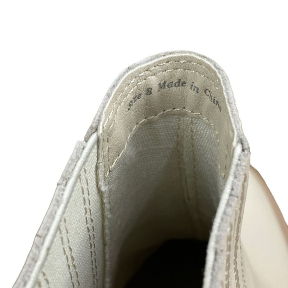 Dolce Vita Caster H2O Ecru Leather Lug Sole Bootie - Picture 13 of 15